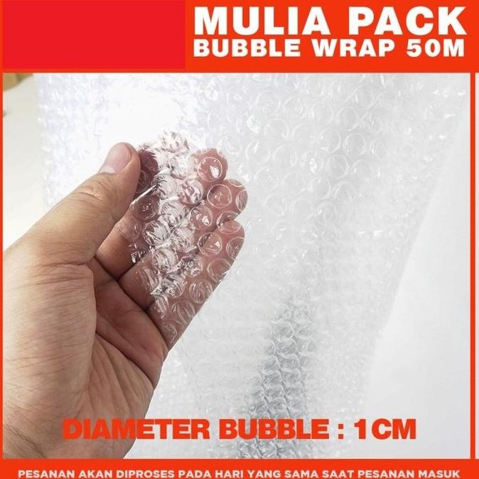 

ready stock (GOJEK/GRAB) BUBBLE WRAP MP/PLASTIK BUBLE PACKING MULIAPACK 125CMX50M