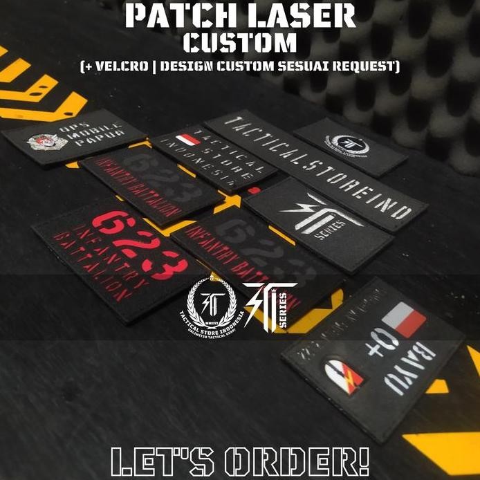 Patch Laser Custom - Patch Tactical Laser Custom Design Sesuai Request murah
