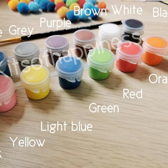 

ready painting set kids / kanvas lukis anak / finger paint giotto washable