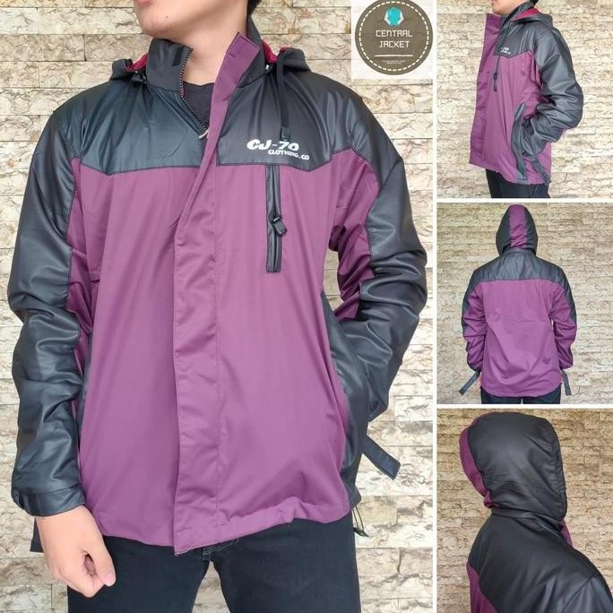 Jaket Gunung Pria Waterproof - Jaket Outdoor Parasut Prada