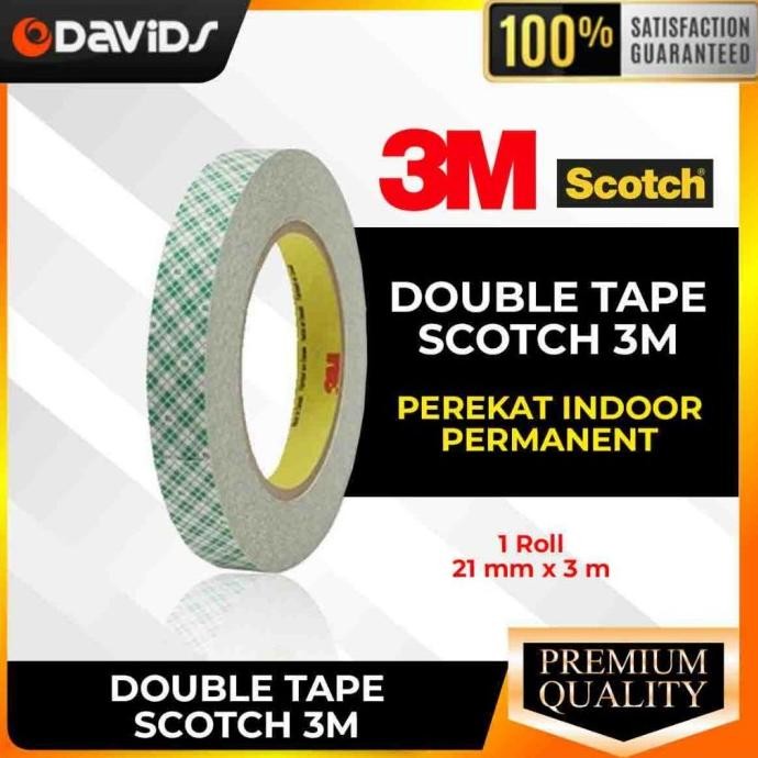 (Expert) Double Tape Isolasi Dobel Tip Doubletip Solasi Super Kuat 3M 3217-3