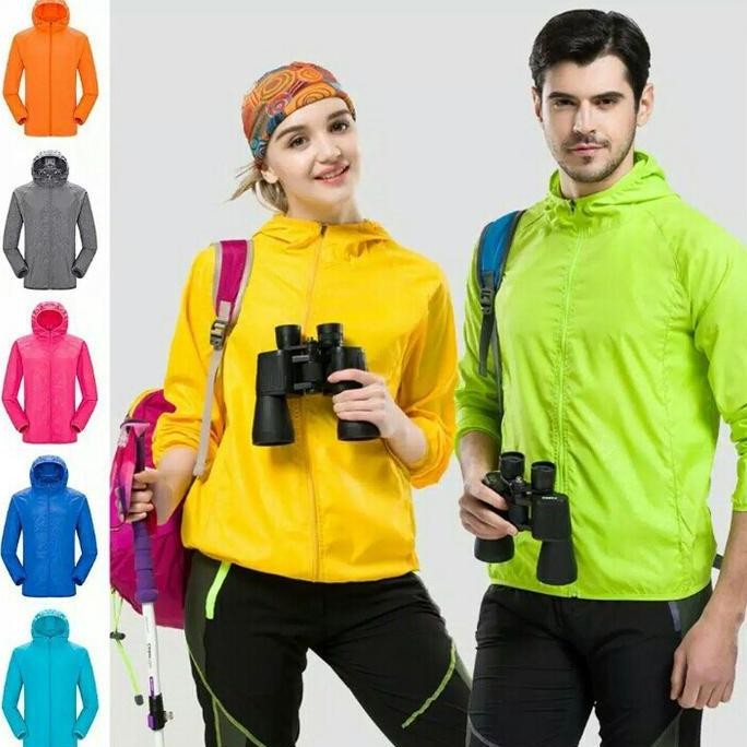 Jaket Sport Olahraga Gunung Windproof Waterproof Jacket Ultralight
