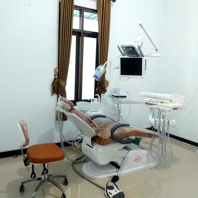 Tersedia Dental Unit full elektrik Kursi gigi LED sensor