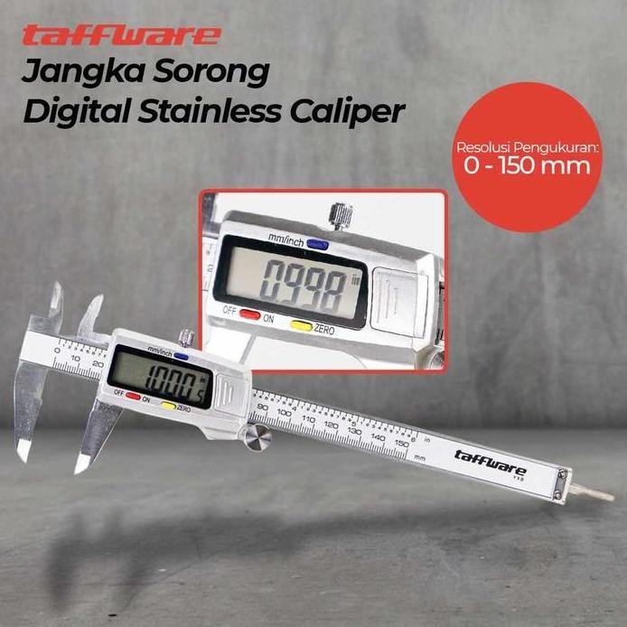 Jangka Sorong Digital Taffware YXB Jangka Sorong Stainless Digital Jangka Sorong 150mm Jangka Sorong