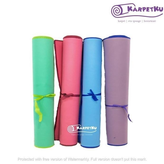 [GARFIELD MAT] Karpet / Tikar Lantai Plastik Spon Eva - WARNA POLOS murah