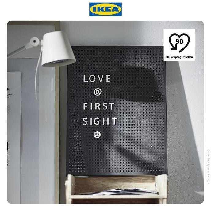 

IKEA SVENSS Papan Memo Berlubang Dengan Huruf 30x40 cm MURAH