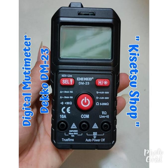 SMART DIGITAL MUTIMETER/ TESTER / AVOMETER DEKKO DM-23