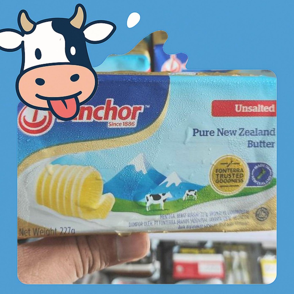 

Diskon Anchor Butter Unsalted 227 Gr