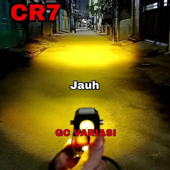 Lampu Tembak Laser D2 Mini CR7 Kotak Jauh Kuning Dekat Putih Lampu D2 Kotak Mini CR7 1045 terlaris