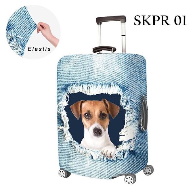 Sarung Koper 24 Inch 20 28  Elastis Luggage Cover Kode SKPR 01