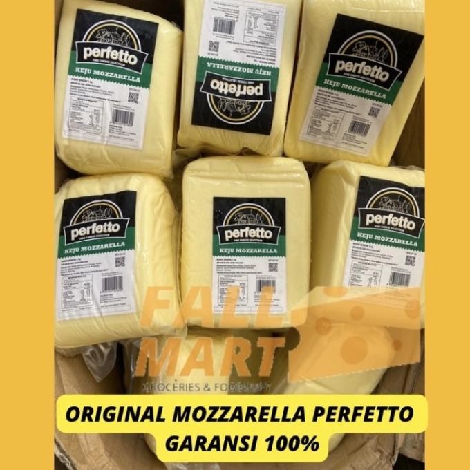 

(Expert) Original ! Keju Mozzarella Perfetto kemasan 1000gr / Original perfetto bukan repack manual / Original perfetto kemasan 1kg !