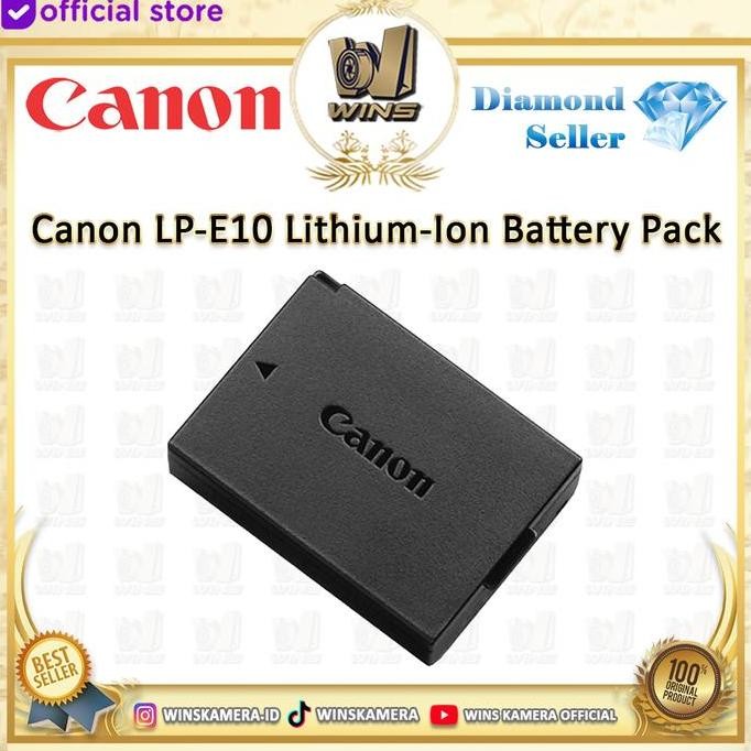 Berkualitas Baterai Canon LP-E10 / Battery Canon LP-E10 Original MURAH