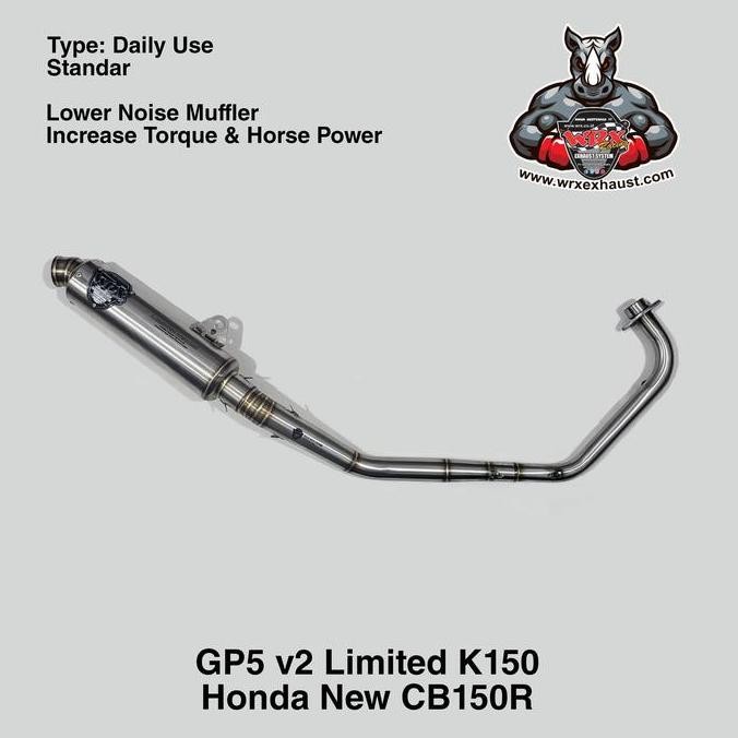 Promo Knalpot Wrx Gp5 V2 Limited K150 New Cb150R