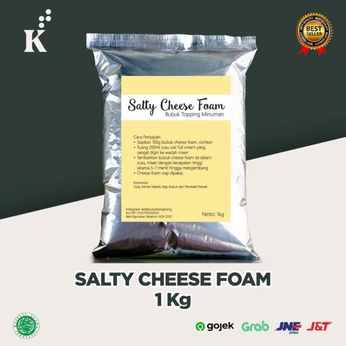 

(Expert) SALTY cream cheese foam / cheese tea / machhiato / cheese cream foam 1 Kg