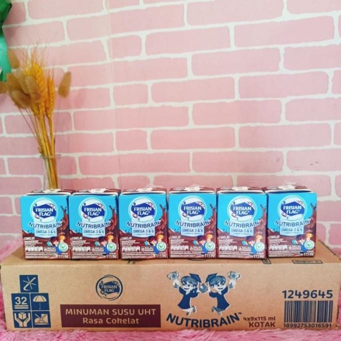 

(Expert) Frisian Flag Nutribrain Omega susu UHT chocolate115mlx36pcs