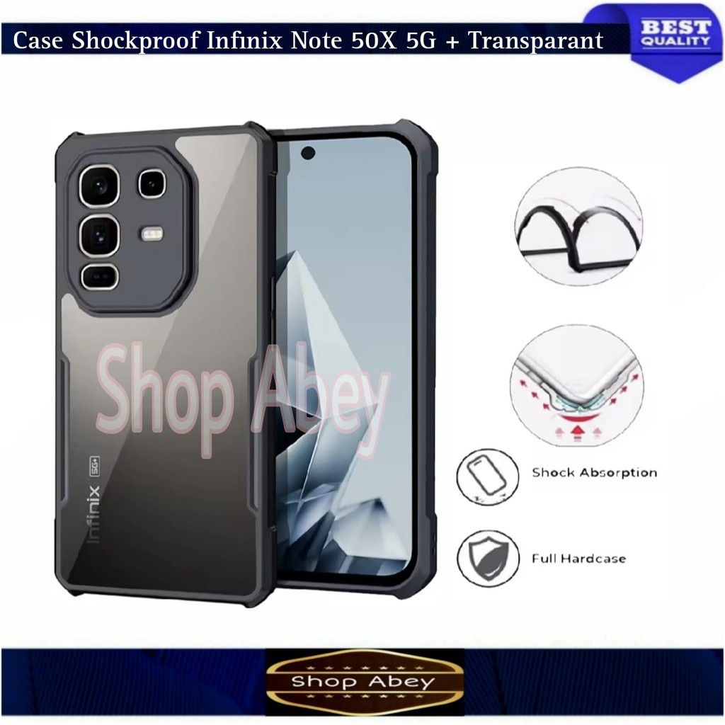 Case Shockproof Infinix Note 50X 5G Plus Hardcase Transparant Premium Case