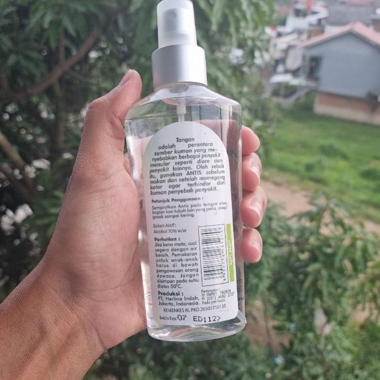 Antis 200ml aroma timun, hand sanitizer spray