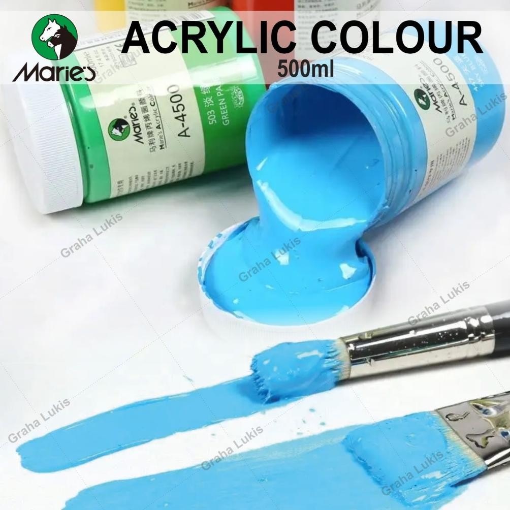 

Maries Acrylic Paint 500ml / Cat Maries Akrilik 500 ml Terlaris