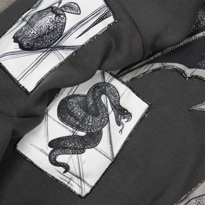 Murah Oversized Boxy Cut Hoodie | Fiend | Poseidon Reprisal