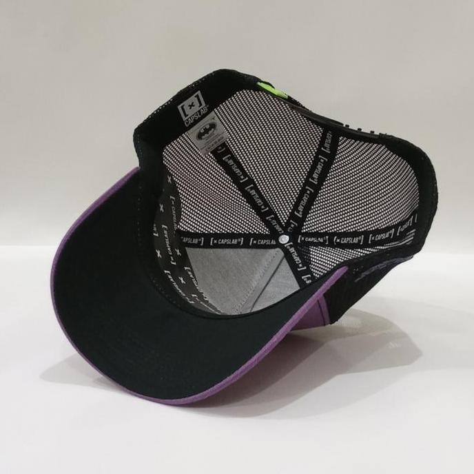 Promo Topi Original Capslab Dc Comics Trucker Cap - Joker