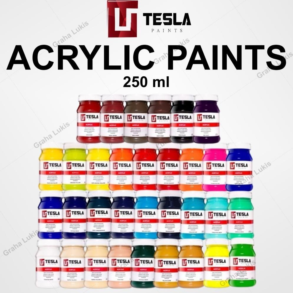 

Tesla Paints - Acrylic Paints / Cat Akrilik 250ml - SATUAN