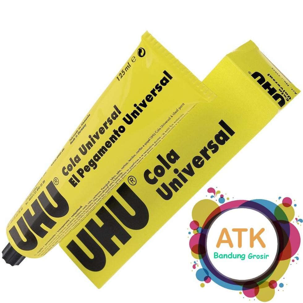 

Produk Baru!! Lem UHU All Purpose Glue 125ml - Perekat Serbaguna Plastik Kertas Kayu