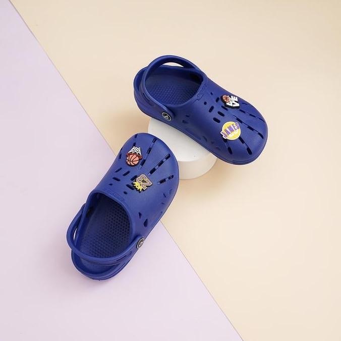 

PORTO OFFICIAL - Sepatu Sandal Anak Laki-Laki Sendal Selop Anak Kekinian Bahan Karet Empuk 1072K-1 ns