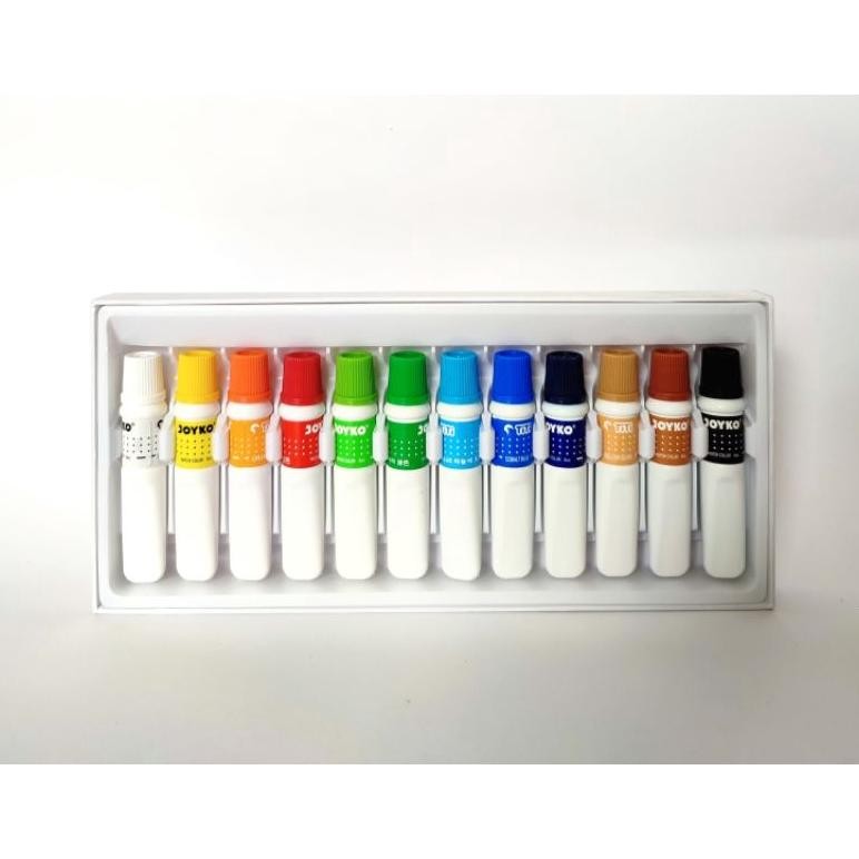 

Cat Air 12 Warna Tube Joyko Water Colors 6 Ml Terlaris