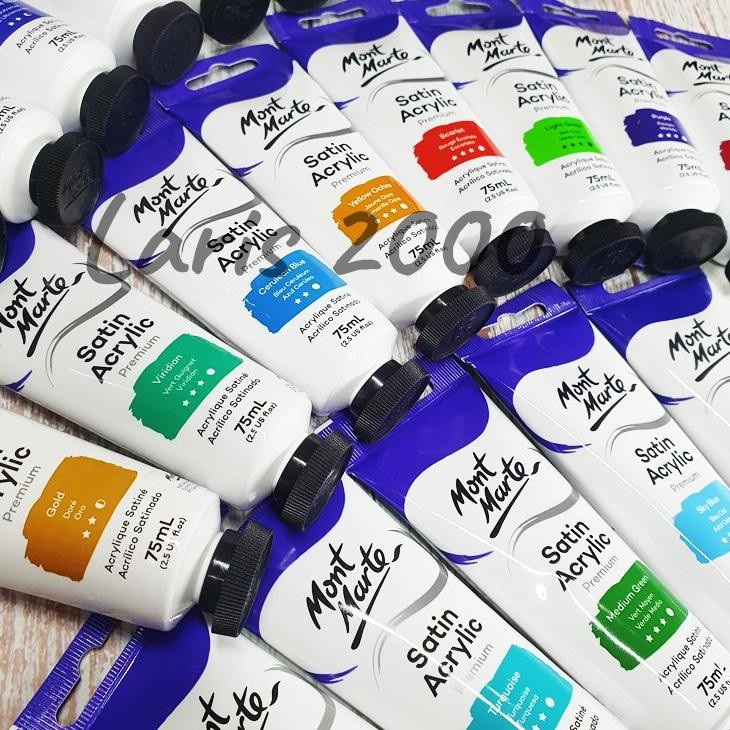 

Cat Akrilik Mont Marte 75ml / Satin Acrylic Paint Part1 Terlaris