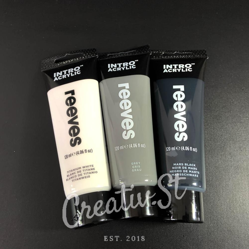 

REEVES Intro Cat Acrylic 120 Ml Paint Acrylic Colour Part 2 Cat Akrilik Satuan Terlaris
