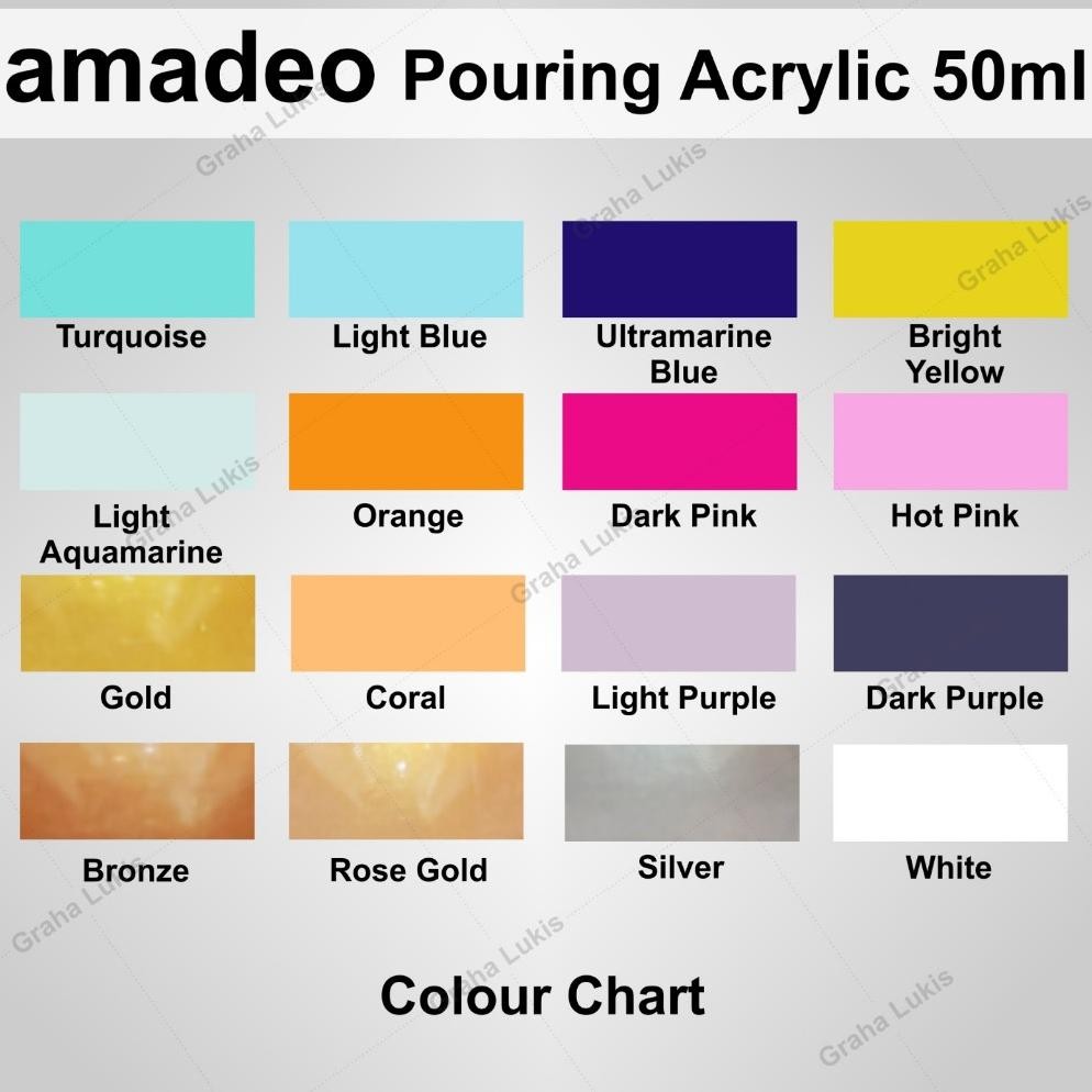 

Amadeo Pouring Acrylic Paint 50ml Terlaris