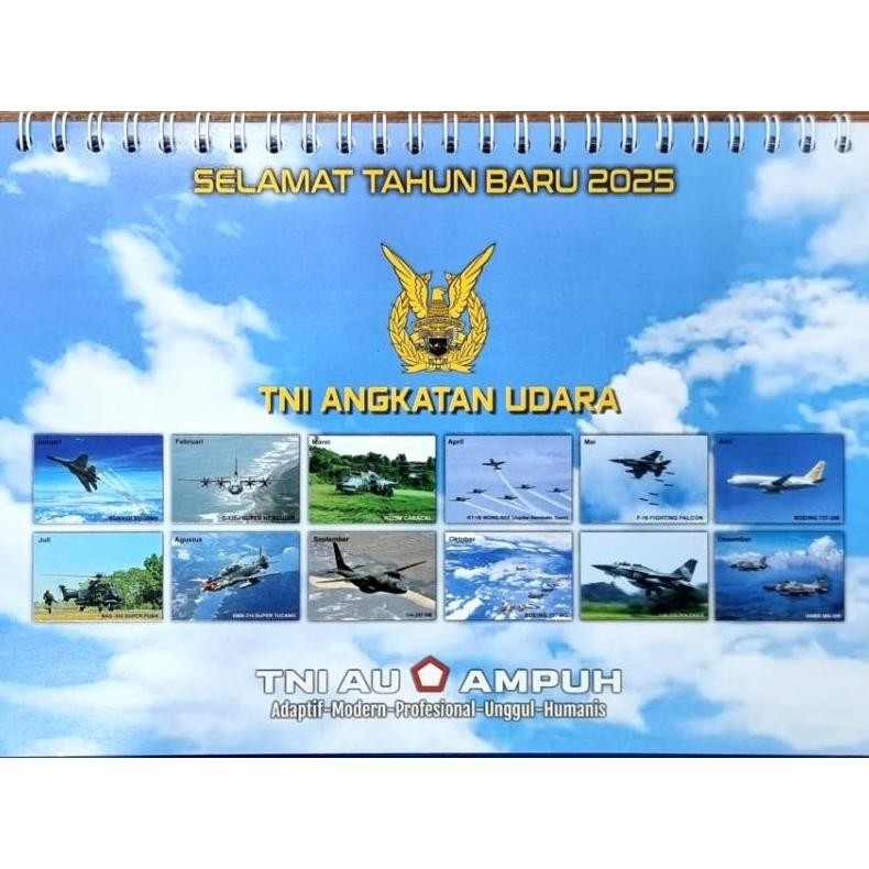 

ASLI KALENDER RESMI TNI AU 2024 2025 MARINIR MILITER