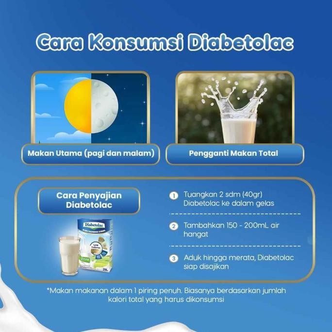 

(Expert) Diabetolac Susu Kambing untuk Penderita Diabetes Manis Alami Stevia Rendah Kalori Susu Etawa Tinggi Serat