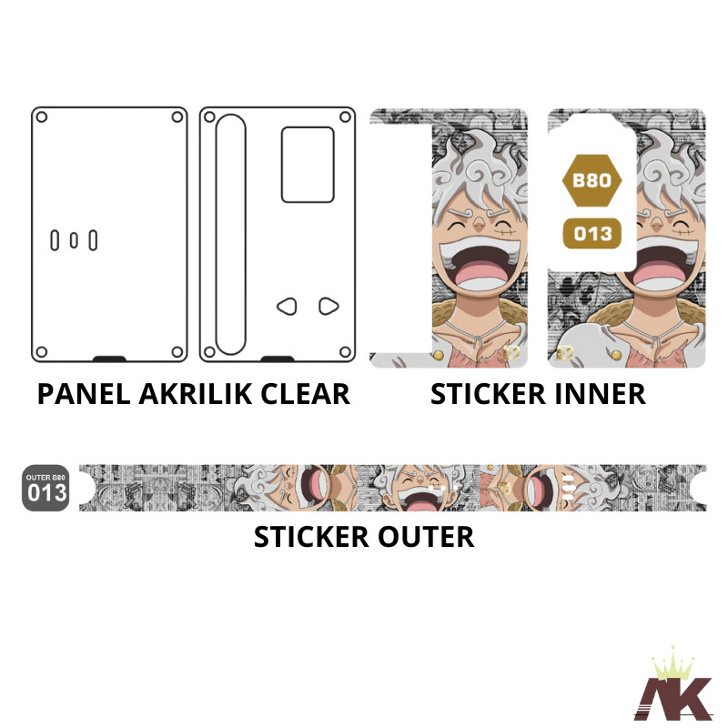 

Cutting Akerilik Untuk Bagian Luar Dalam B80 Pres 13 Garskin Stiker Custom Fullbody Bisa COD