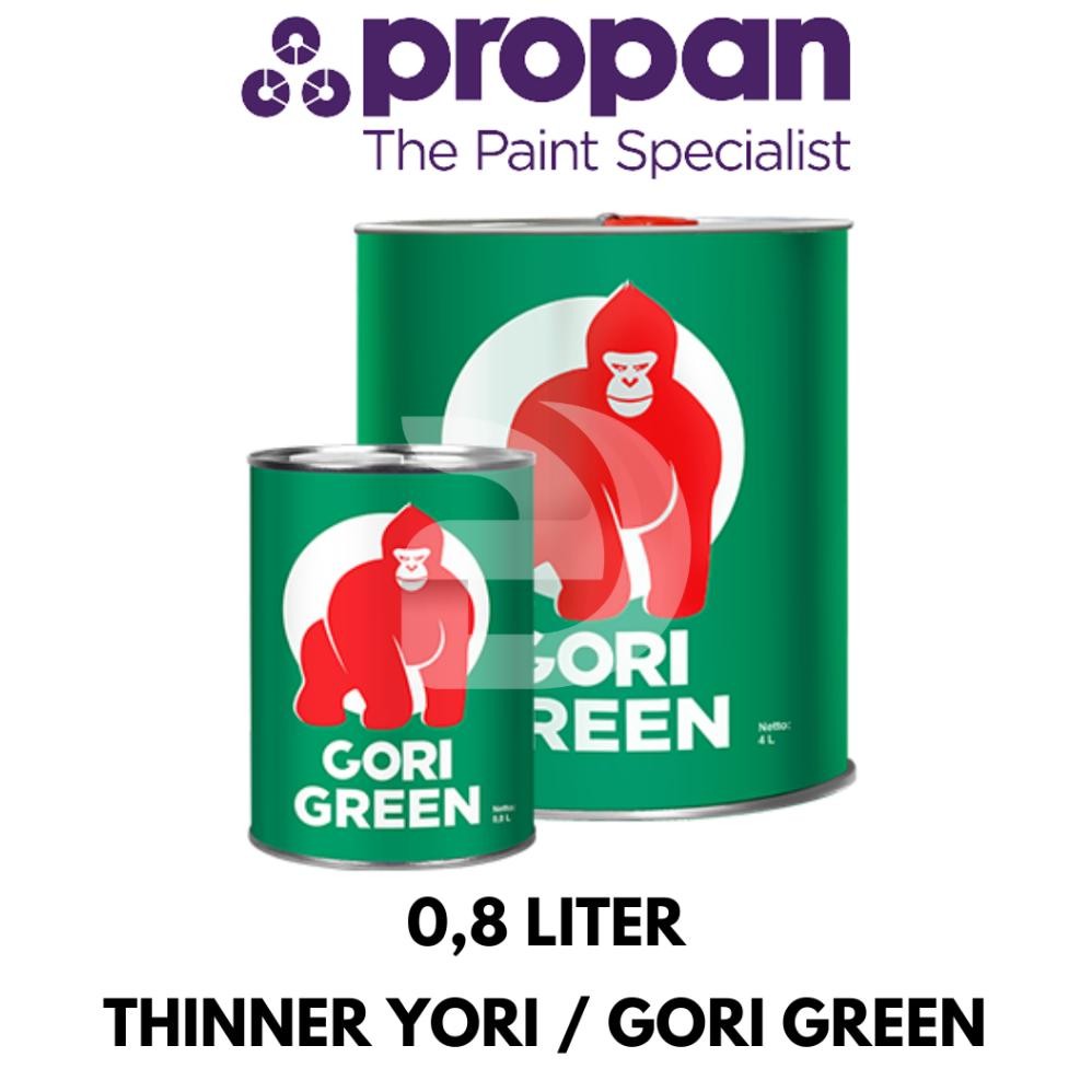 

Thinner Y(Gori) Green / Hijau Untuk Melamine dan Duco - 0,8 Liter / PROPAN Terlaris