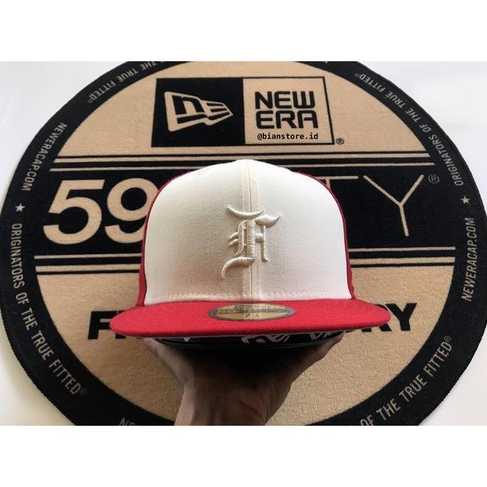 Murah Topi Fear Of God Essentials X New Era Detroit Tigers Red 59Fifty Cap