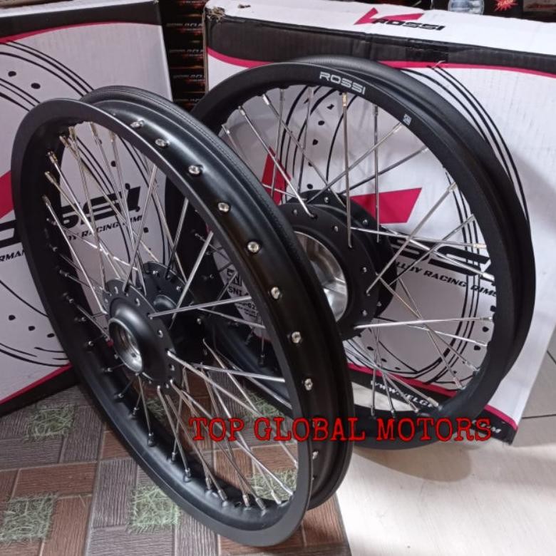 Velg Jari-Jari Rx King Ring 17/18 Tapak Lebar Depan Belakang Original