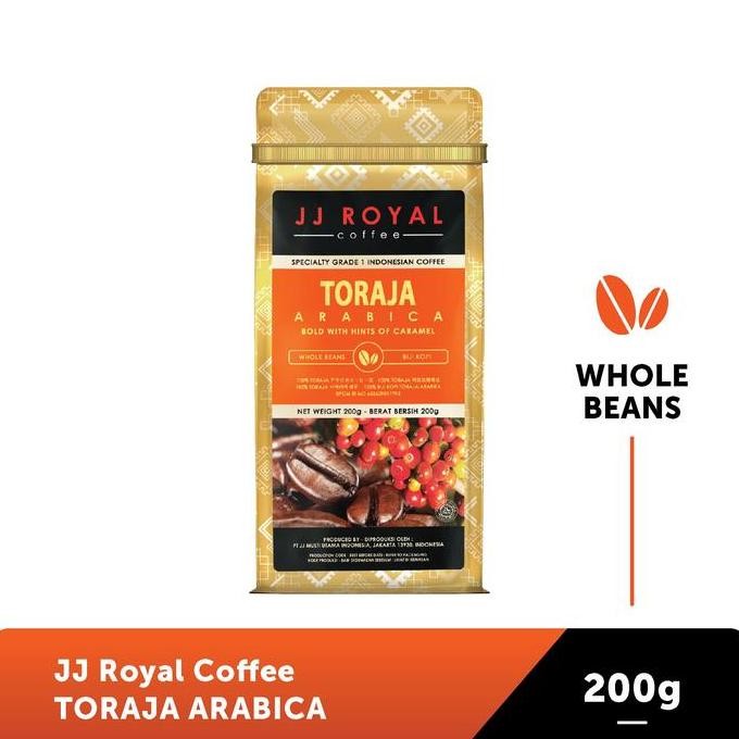 

Coffee/Kopi Jj Royal Toraja Arabica Bean Bag 200G