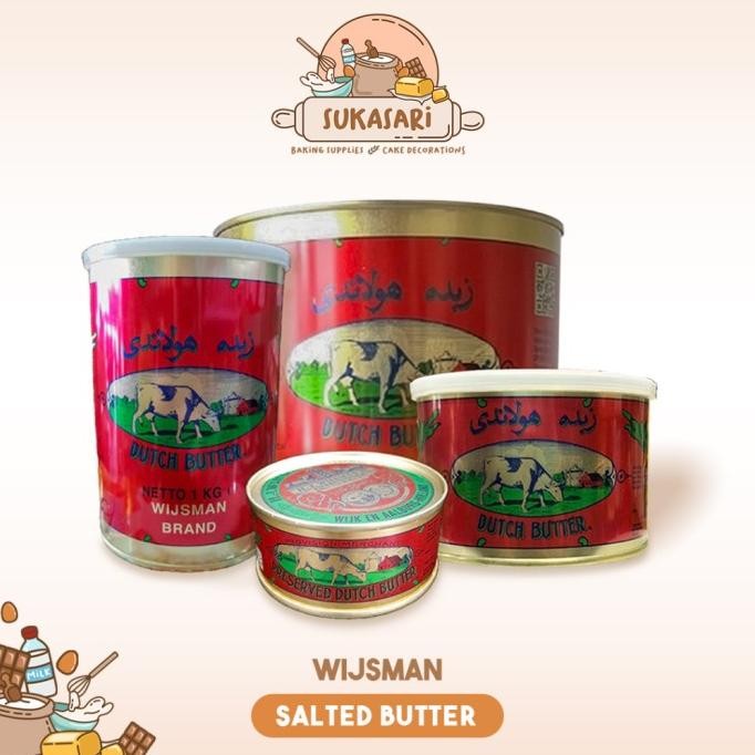 

(Expert) Sukasari - Wijsman Butter 200gr, 454gr, 1kg / Mentega Wysman / Wisman Salted Butter