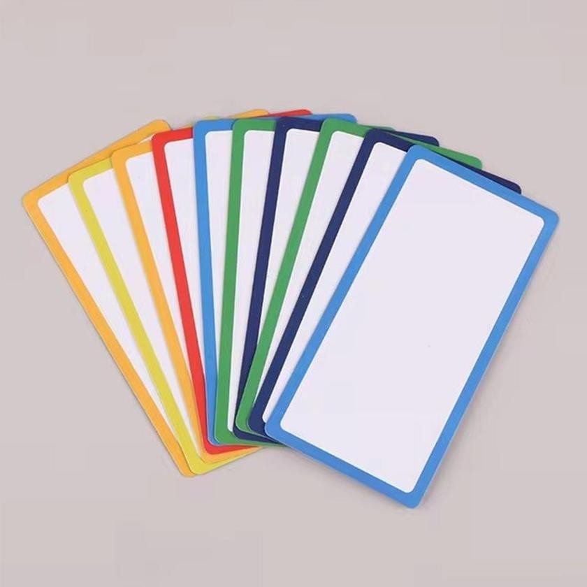 

27Pcs Magnetic Label Name Card Holder Magnetik Label Harga Dirak Tag Magnetik Magnet Tempelan Kulkas Memo Sticky Notes RB07