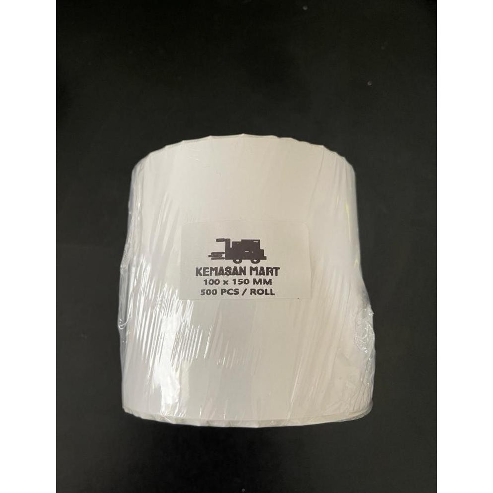 

Kertas Label Sticker Thermal Barcode Resi Pengiriman Roll Ukuran A6 100x150 Mm Isi 500Pcs RB07