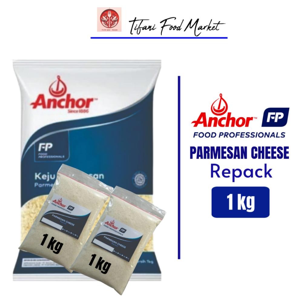 

Baru Keju Parmesan Grated Anchor 1KG - Keju Parut Premium untuk Pasta & Salad