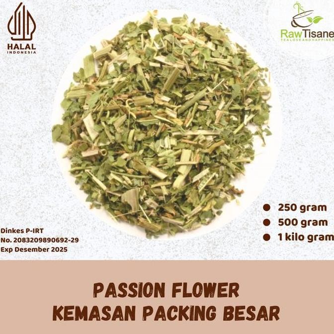

SALE!!! RAW TISANE Dried Passion Flower Tea / Teh Bunga & Daun Markisa Isi 1 Kg