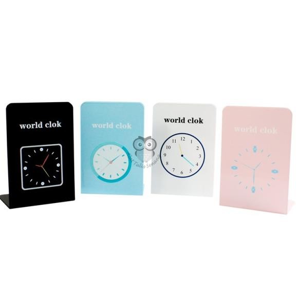

Book End / Sandaran Buku Alpaca Unicorn Animal World clock RB07