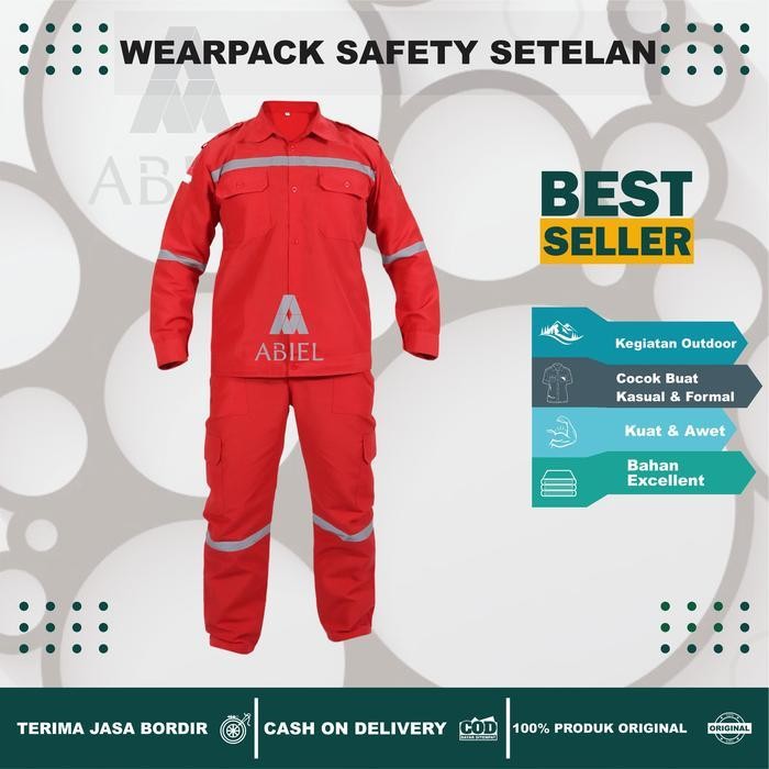 Wearpack Safety / Setelan Baju Celana Kerja Wearpack Seragam Wearpack Original Dan Terpercaya