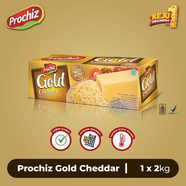 

Baru Keju Prochiz Gold 2KG - Keju Blok Premium untuk Usaha & Rumah Tangga