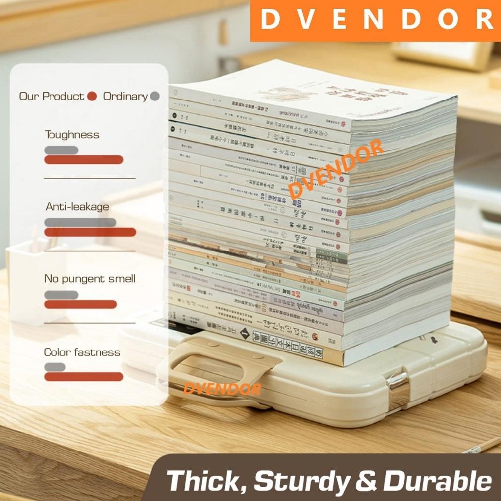 

TAS KOPER PLASTIK TRANSPARAN Tempat PENYIMPANAN Berkas ARSIP SERTIFIKAT Map ANTI AIR A4 HARDCASE