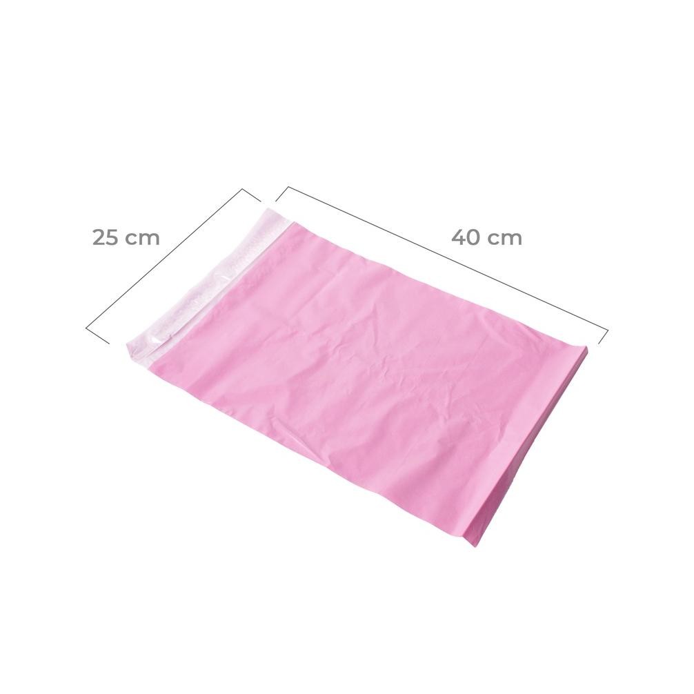 

Plastik polymailer 25 x 40 Pink packaging Kantong Amplop isi 100 pcs RB07