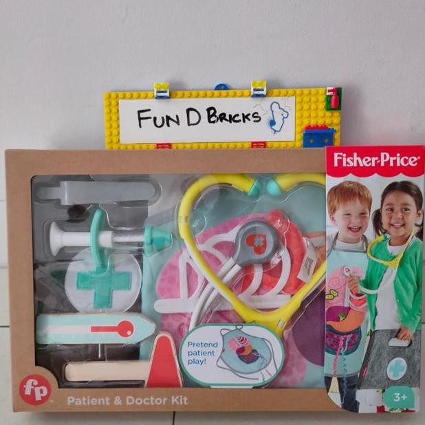 Mainan Anak Dokter Fisher Patient Doctor Kit Masker