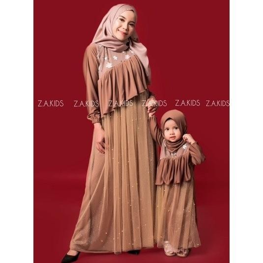 Dress Couple Ibu Dan Anak Gamis Couple Ibu Dan Anak Dan Bayi Kondangan